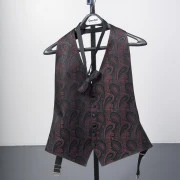 Red Paisly Half 2
